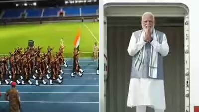Indian army marching contingent in seychelles pm modi.jpg