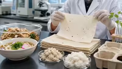 Japanese scientists convert food waste into biodegradable paper using a beloved noodle dish.jpg