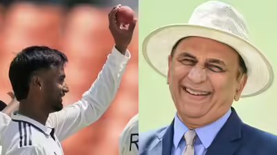 Manav suthar and sunil gavaskar.jpg
