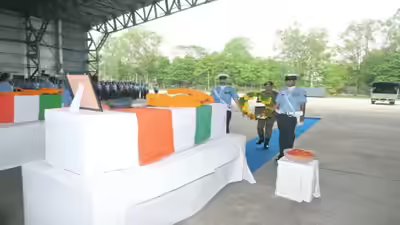 Mortal remains of an 32 crash victims from jorhat sent to their native places by iaf.jpg
