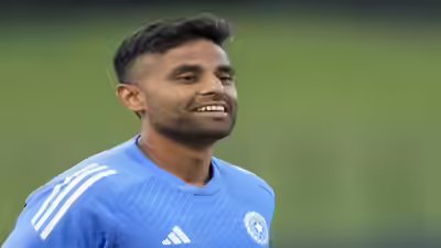 Pallekele indian captain suryakumar yadav during a practice session at the pal.jpg