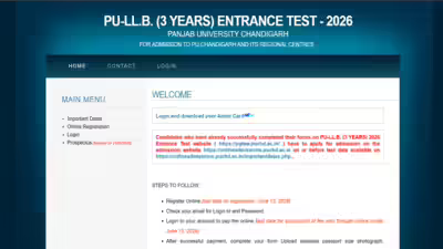 Pu llb 2026 hall tickets out candidates advised to verify details before june 28 exam.jpg