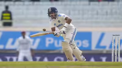 Ranchi india39s dhruv jurel plays a shot on the third day of the fourth test cri.jpg