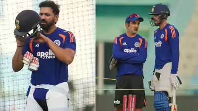 Rohit sharma gautam gambhir and shubman gill.jpg