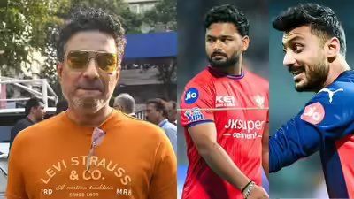 Sanjay manjrekar rishabh pant and axar patel.jpg
