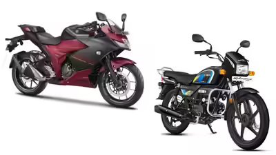 Suzuki gixxer sf 250 ffv vs hero splendor flex fuel ethanol bikes compared.jpg