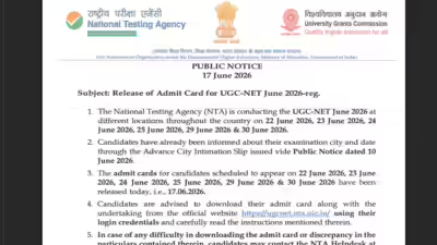 Ugc net june exam 2026 admit cards released.jpg