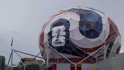 Vancouver turns its science world museum into a giant 17 story soccer ball for the world cup.jpg