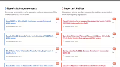 Aiims bsc paramedical result 2026 released at aiimsexamsacin.jpg