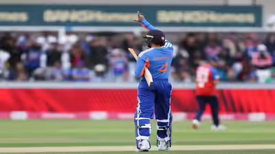 Chester le street england jul 01 ani india39s abhishek sharma celebrates hi.jpg