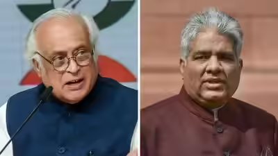 Congress leader jairam ramesh and bhupendra yadav.jpg