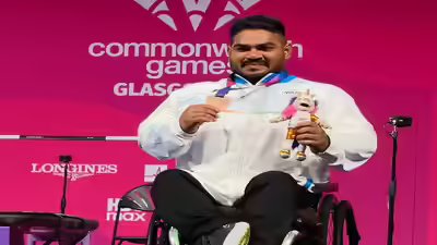 Cwg 2026 jhandu kumar wins bronze in para powerlifting opens india39s medal tally in glasgow.jpg