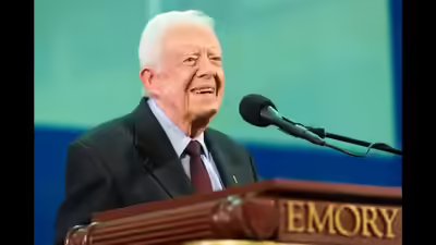 Former president jimmy carter was awarded nobel peace prize in 2002.jpg