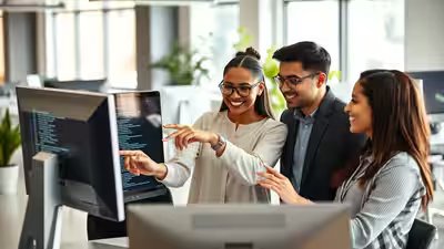 It graduates collaborate on project.jpg