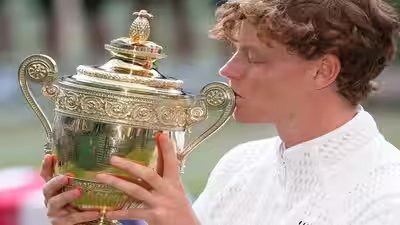 Italy39s jannik sinner wins his second wimbledon title in photos.jpg