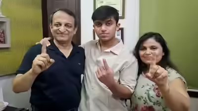 Ludhiana jul 17 ani aryan gupta with his parents celebrates after securing a.jpg