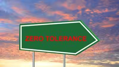 No tolerane sign board.jpg