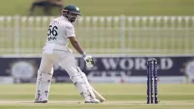 Pakistan39s babar azam reacts after he is bowled out by bangladesh39s nahid rana d.jpg