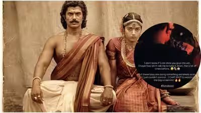 Rashmika mandanna shares ranabaali bts snap says vijay deverakondas scene left her excited fb.jpg