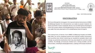 Safdarjung hospital issues sonam wangchuk health update.jpg