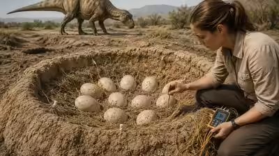 Scientists recreated a dinosaur nest to uncover how eggs stayed warm 70 million years ago.jpg