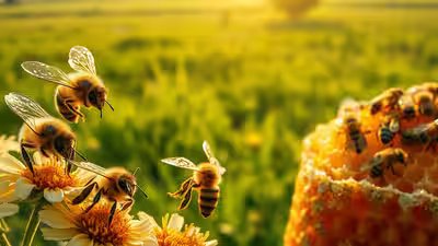 Scientists tagged thousands of bees and found that just a few do most of the work in every hive.jpg