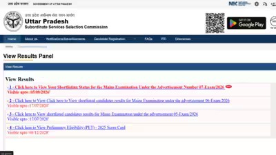 Upsssc lower pcs result 2026 released at upssscgovin.jpg