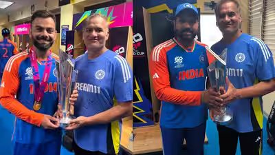 Virat kohli rajeev kumar and rohit sharma.jpg