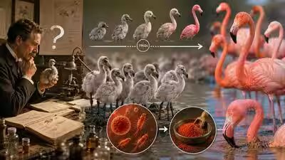Why flamingos aren39t born pink the 1960s breakthrough that solved the mystery.jpg