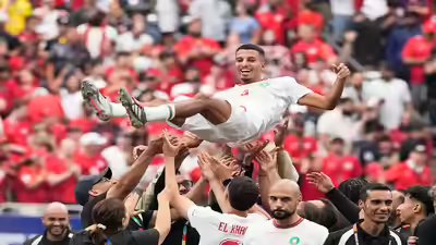 World cup round of 16 kicks off with canada morocco and france paraguay in photos.jpg