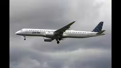 A porter airlines flight was canceled in canada because a child refused to fasten seatbelt.jpg