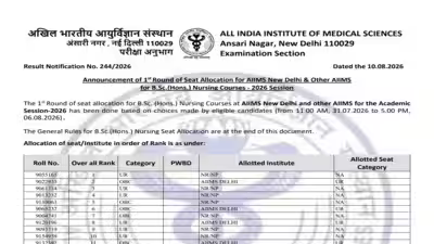 Aiims bsc hons nursing 2026 round 1 seat allotment result.jpg
