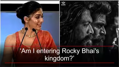 Am i entering rocky bhais kingdom toxic actor nayanthara recalls first meeting yash fb.jpg