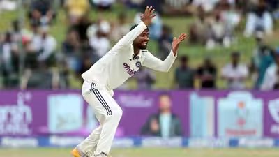 Colombo sri lanka aug 26 ani indias manav suthar appeals for a wicket on .jpg