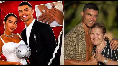 Cristiano ronaldos mother and sisters were reportedly absent from his secret wedding.jpg