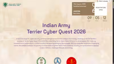 Indian army terrier cyber quest 2026 hackathon.jpg