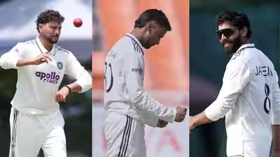 Kuldeep yadav manav suthar and ravindra jadeja.jpg