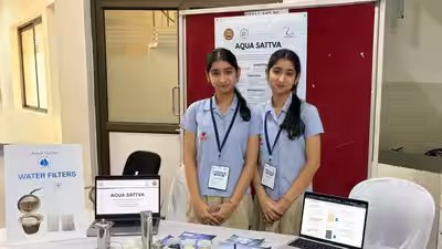 Naina and nayantara singh developed the low cost plant based water filter.jpg