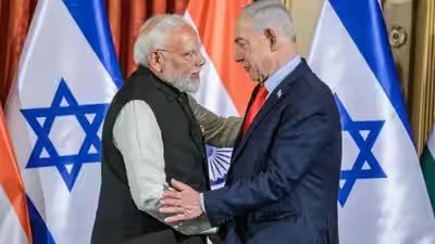 Netanyahu modi talks.jpg