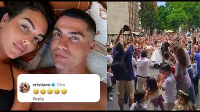 Ronaldo wedding rumours send hundreds to church as another couple gets an unexpected audience.jpg