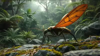 Ancient insect in prehistoric jungle.jpg