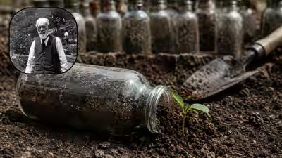 Michigan state university botanist william james beal buried 20 glass bottles filled with seeds.jpg
