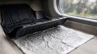 Why putting newspaper under your car mats during the rainy season can help keep the carpet dry.jpg